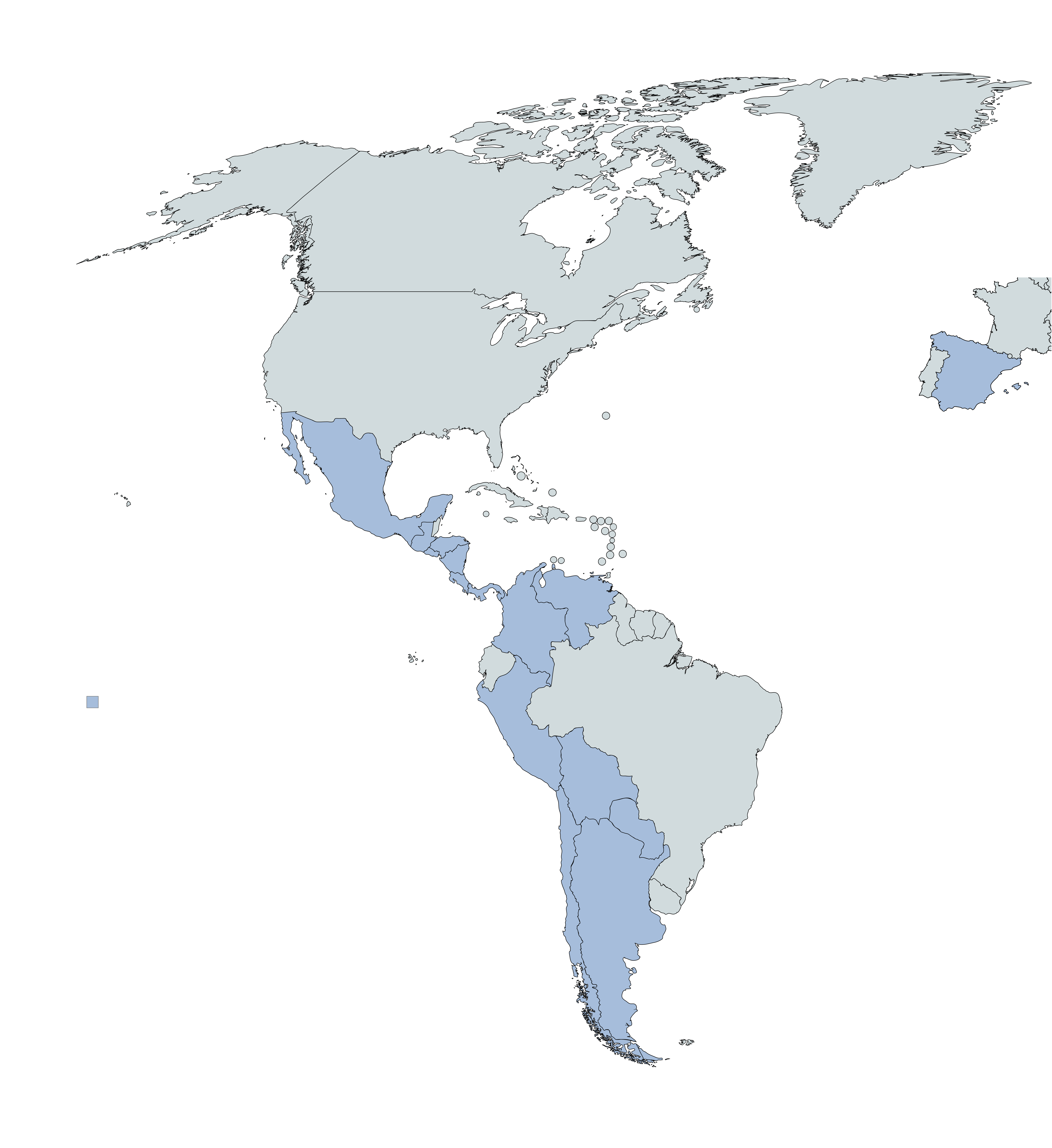 LATAM and Europe Experience Map - Argon Cloud Regional Presence